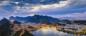 Brazil, Rio de Janeiro, Guanabara Bay HD wallpaper