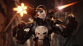 Punisher X War Machine, punisher, war-machine, superheroes, artist, artwork, digital-art HD wallpaper
