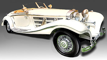 1935 Mercedes 500k, 500k, car, 1935, roadster, benz, gold, mercedes HD wallpaper
