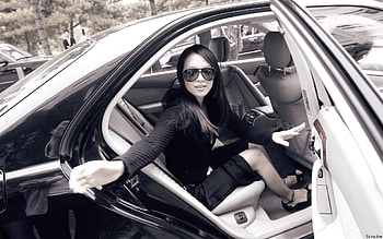 zhang ziyi, zhang, car, woman, ziyi HD wallpaper