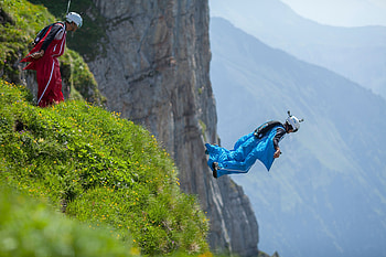 Wingsuit, BASE Jumping HD wallpaper