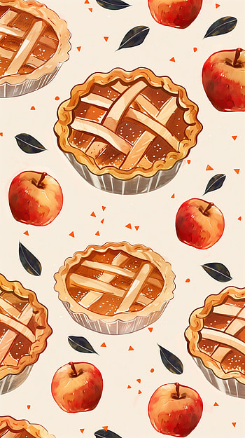 Apple Bliss, pie, apple HD phone wallpaper