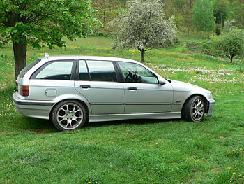 BMW 325 tds, silver, bmw HD wallpaper