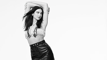 Dua Lipa Billboard Monochrome , dua-lipa, music, celebrities, girls, monochrome, black-and-white HD wallpaper