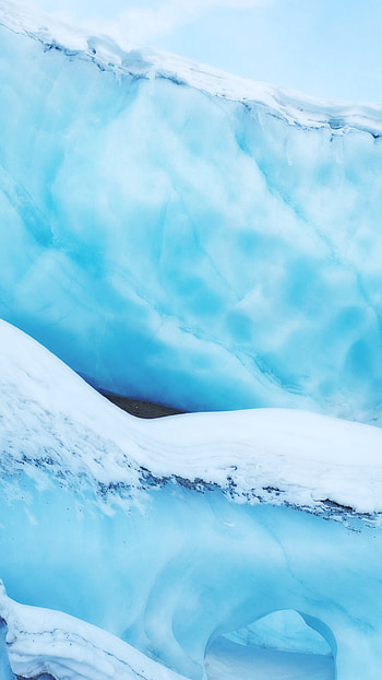 Frozen wilderness, Glacial silence, Glacier's secret, Remote serenity HD phone wallpaper