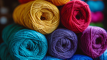 Colorful Yarn | Vibrant Knitting Backgrounds, yarn, colorful, Crafting, textiles HD wallpaper
