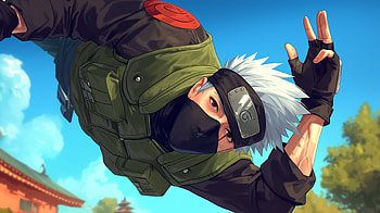 Kakashi Hatake - Dynamic Ninja Pose, Anime, Naruto, Kakashi Hatake HD wallpaper