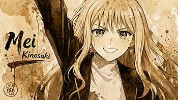 Mei Kinosaki — Anime, Anime Girl, Portrait, Smile, Marriagetoxin HD wallpaper