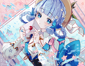 Kamisato Ayaka, Kamisato Ayaka (Genshin Impact), video game, Genshin Impact HD wallpaper