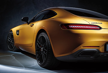 Mercedes AMG GT S Rear, mercedes-amg-gtr, mercedes, cars, behance HD wallpaper