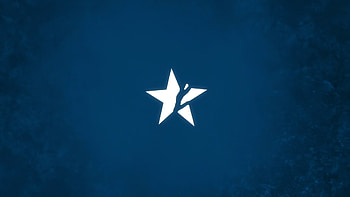 blue minimalistic black rock shooter stars broken symbol insane black rock shooter wall Art HD wallpaper