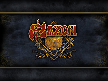 Saxon, blue, heavy, music, logo, skull, metal, band HD wallpaper