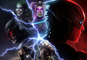 Flashpoint , flash, batman, wonder-woman, joker, harley-quinn, aquaman, superheroes, artwork, artist HD wallpaper