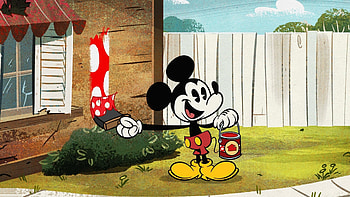 House Painters, Mickey Mouse HD wallpaper