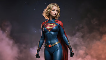 Supergirl Justice By Nightfall, supergirl, superheroes, artwork, digital-art, ai, deviantart HD wallpaper