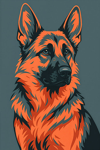Bold German Shepherd Portrait – Perfect , german shepherd, dog, pet, Animal, portrait HD phone wallpaper