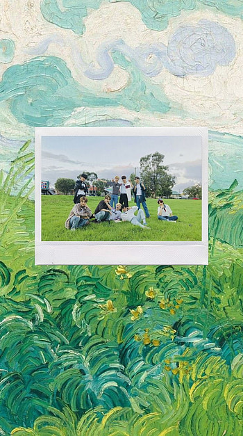 Painting Stray Kids, green, straykids, draw HD phone wallpaper