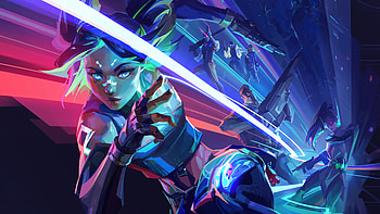 Valorant, Neon HD wallpaper