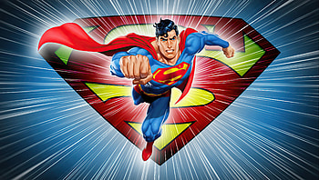 Superman Dc Comic Minimal , superman, superheroes, artist, artwork, digital-art, deviantart HD wallpaper