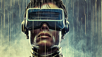 Matrix-Inspired Boy: Rainfall, The Matrix, boy HD wallpaper