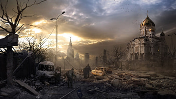 For his Life After the Apocalypse series, Russian artist Vladimir Manyuhin starts with real graphs, adding digital decay and overgrowth to create an ... HD wallpaper