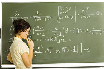 Equation, sexy, model, blackboard, problem, nurde, people HD wallpaper