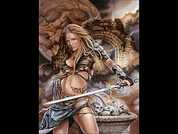 Destroyer, fantasy, warrior, female HD wallpaper