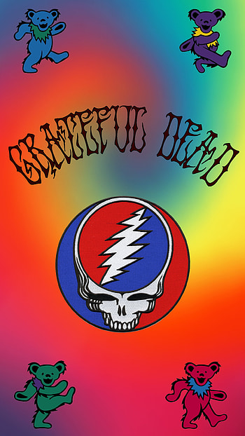 Grateful Dead, Vibrant band visuals, Psychedelic rock legends, Grateful Dead HD phone wallpaper