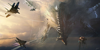 Engage, Sci Fi, battle HD wallpaper