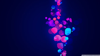 Abstract art bubbles for and mobile s. HD wallpaper