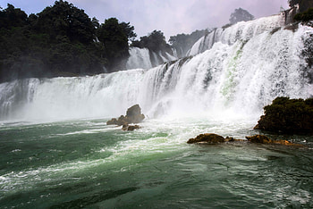 Nature, Water, Stones, Waterfall, Flow, Stream HD wallpaper