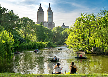 Central Park Lake Boating - Ultra, New York, Central Park, park, lake, boat HD wallpaper