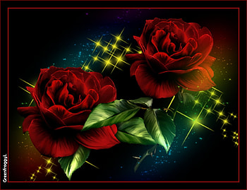 ROSES AND SPARKLES, ART, CREATION, ABSTRACT HD wallpaper