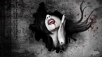 women vampires blood face | | 31072 | UP . HD wallpaper