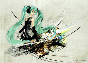 Hatsune Miku, colorful, black, awesome, song, cute, vocaloid, beauty, nice, miku, music, vocaloids, hatsune, aqua eyes, sexy, program, white, twintail, hot, girl, singer, aqua, beautiful, diva, anime, pretty, aqua hair, yellow, cool, idol, virtual HD wallpaper