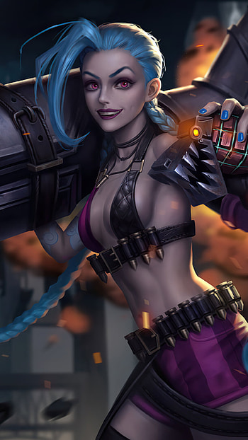 Jinx, League of Legends, , High-resolution HD phone wallpaper