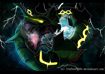 pokemon shiny mega rayquaza | Pokemon . HD wallpaper