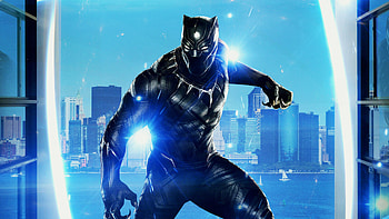 Black Panther movie art HD wallpaper