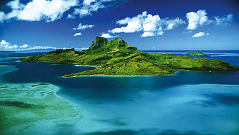 Bora Bora, nature, fun, ocean, beach HD wallpaper