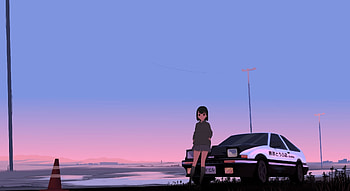 Initial D Anime, Trueno allure, Anime girl , quality HD wallpaper