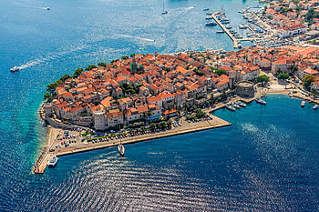 Korcula, Croatia, Korula island, Croatian sailing routes HD wallpaper