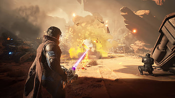 Dune: Awakening Laser Battlescape, video game, Dune: Awakening, laser HD wallpaper