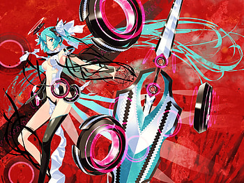 Miku's Append, vocaloid, sword, hatsune miku, append HD wallpaper