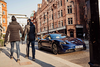 car, Porsche Taycan Turbo HD wallpaper