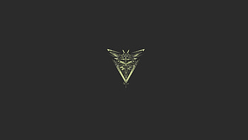 Team Instinct Minimalism, team-instinct, pokemon-go, games, pokemon, minimalism HD wallpaper