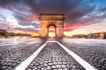Arc de Triomphe, Impressive background , , Architectural magnificence HD wallpaper