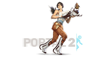 Artwork, Portal 2 HD wallpaper
