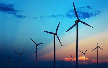 Wind Turbine HD wallpaper