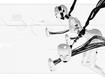White Robot, faces, robot, 3d, female HD wallpaper