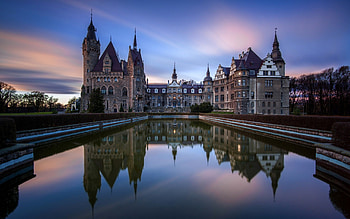 Moszna Castle, Poland, Architectural style Gothic Baroque, Located in the small village of Moszna, Upper Silesia, Historic castle and residence HD wallpaper